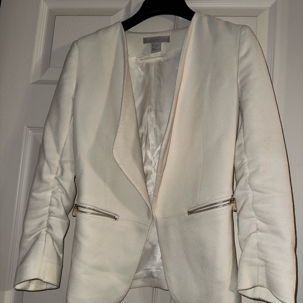 White blazer